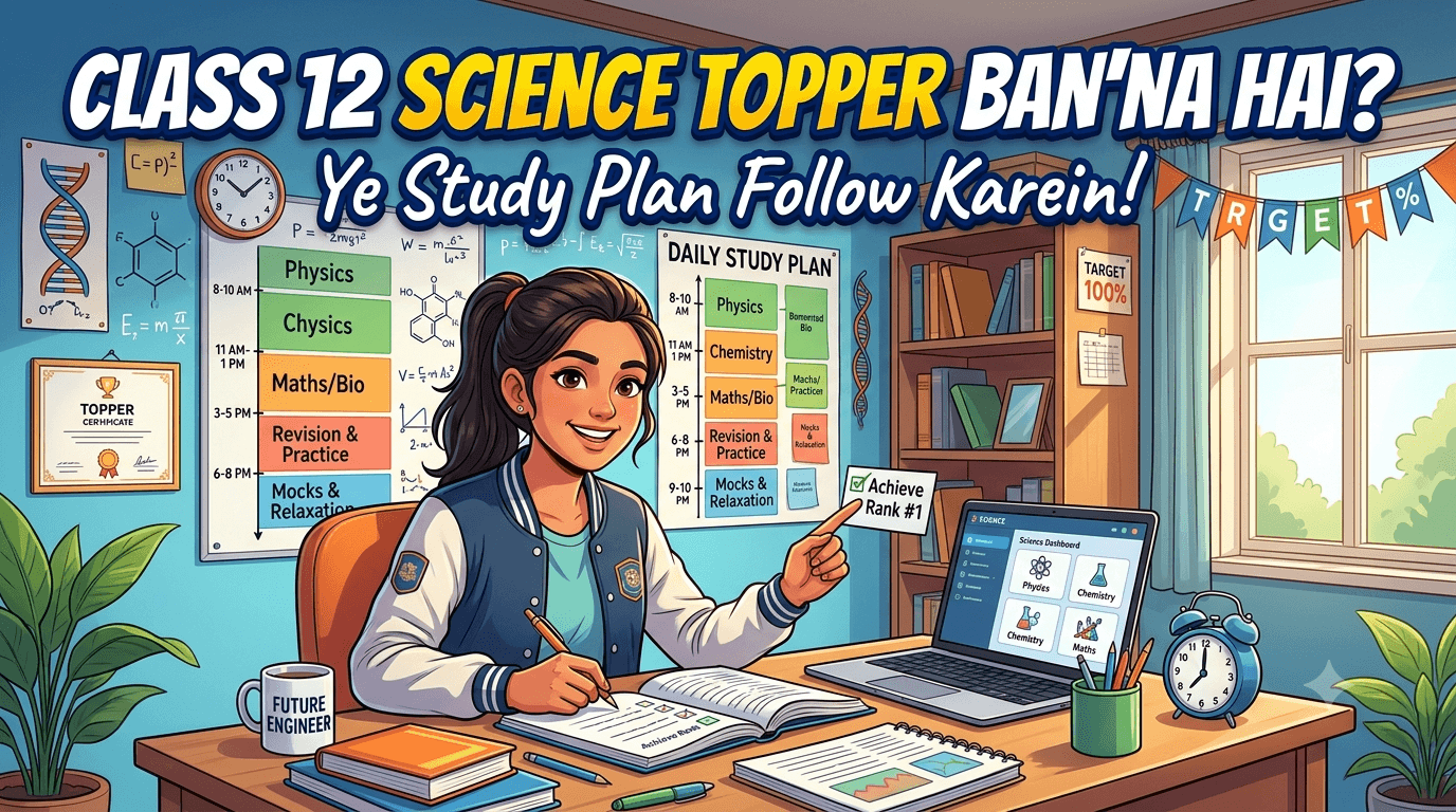 Class 12 Science Topper Ban'na Hai? Ye Study Plan Follow Karein