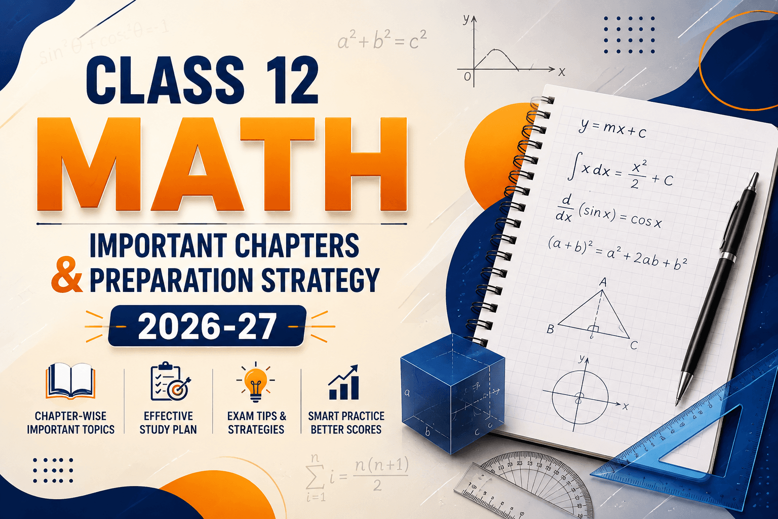 Class 12 Math: Important Chapters & Preparation Strategy 2026-27