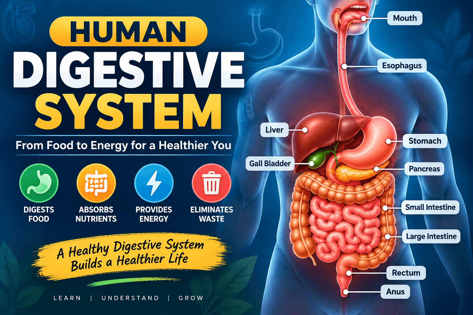 🧬 Human Digestive System