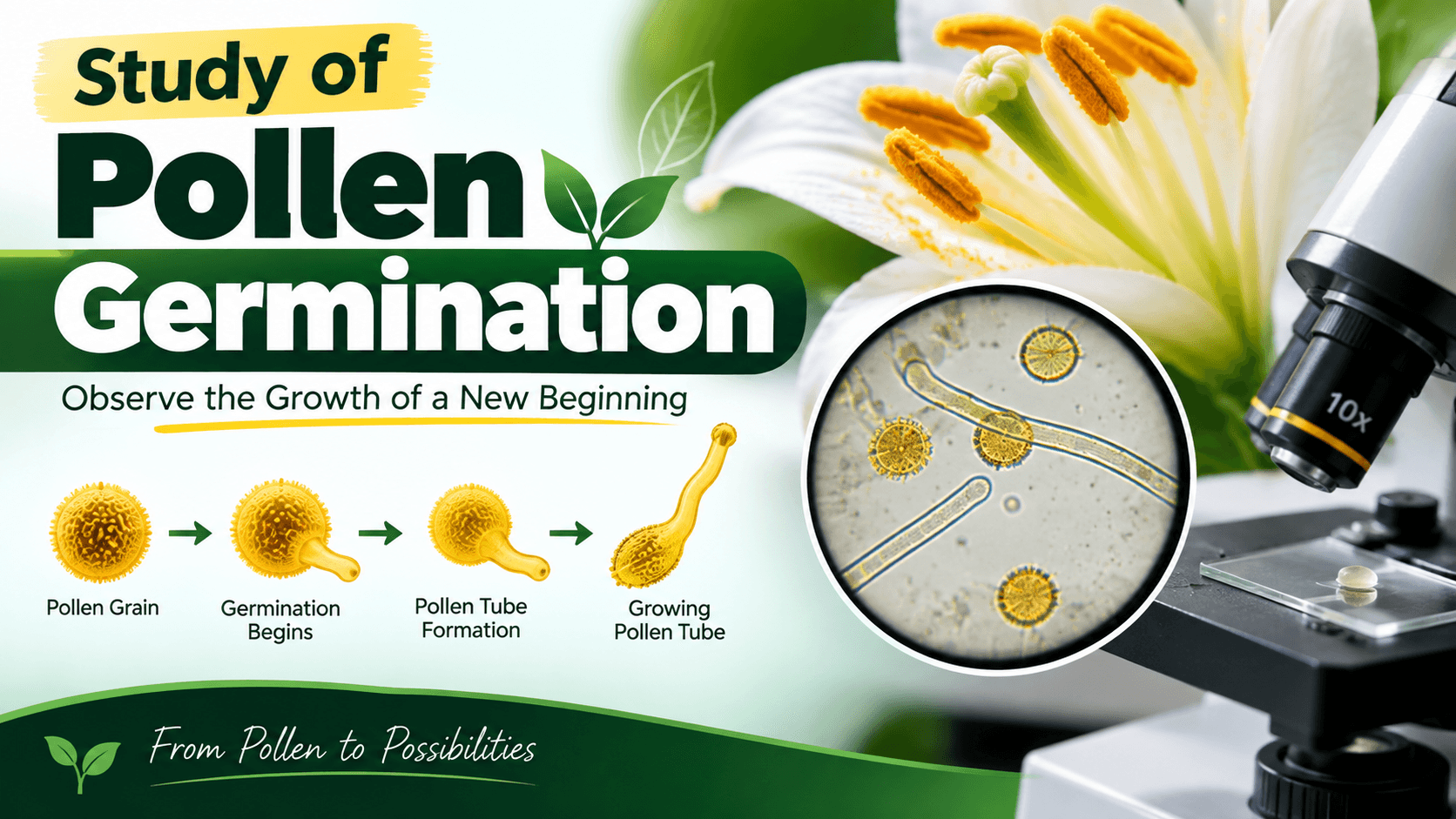 Study of Pollen Germination