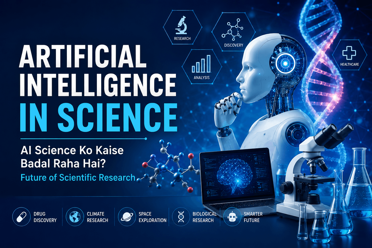 Artificial Intelligence in Science: AI Science Ko Kaise Badal Raha Hai? Future of Scientific Research