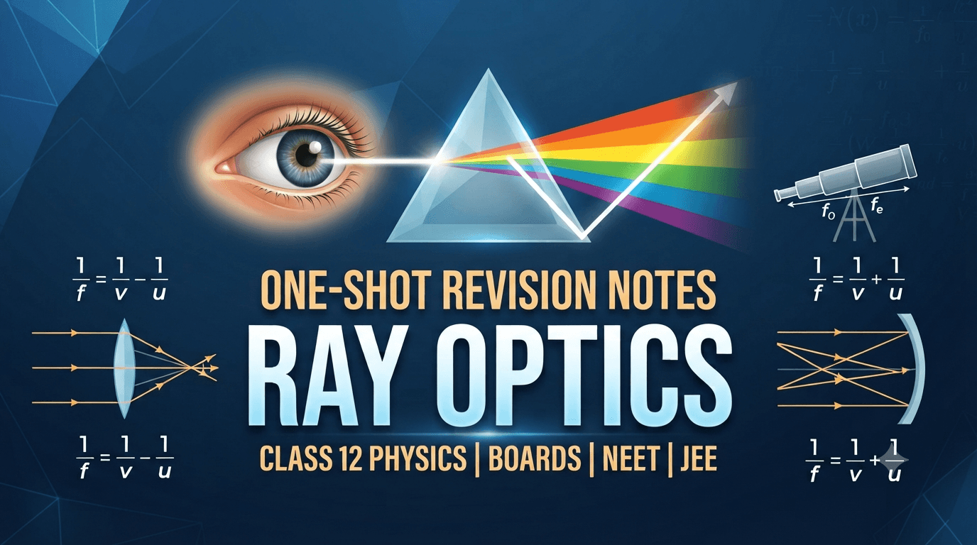 Ray Optics One-Shot Revision Notes