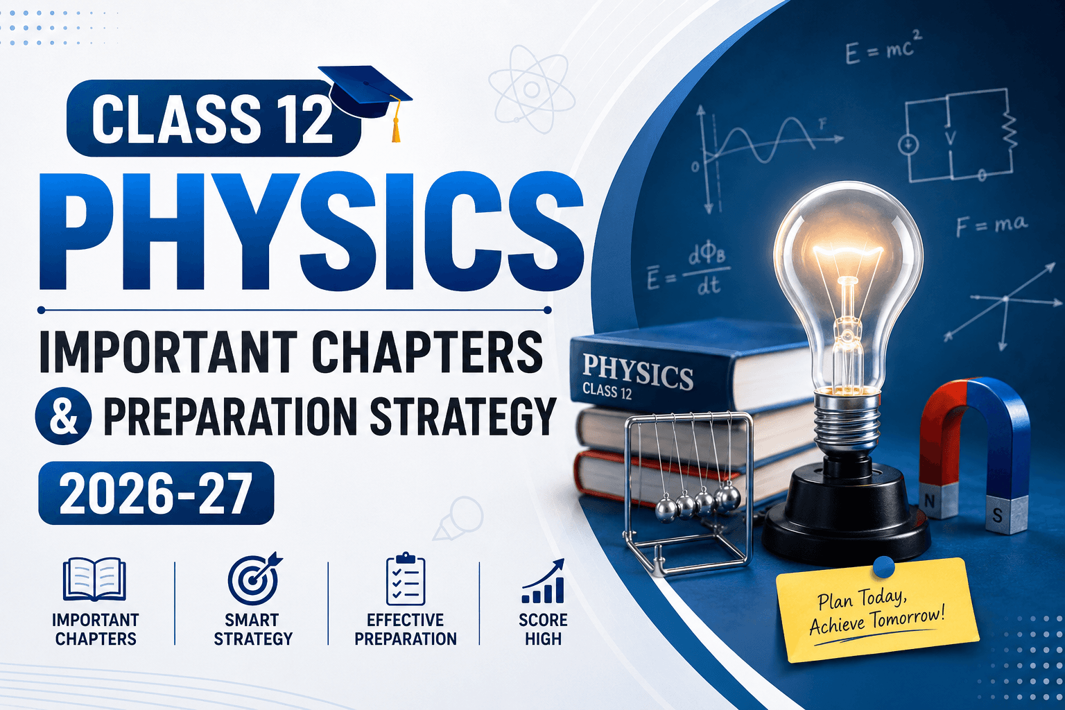 Class 12 Physics Important Chapters & Preparation Strategy 2026-27