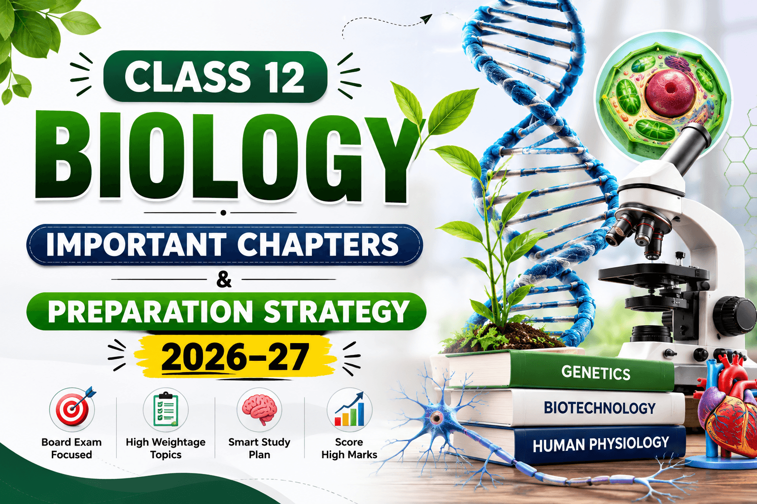 Class 12 Biology: Important Chapters & Preparation Strategy 2026-27
