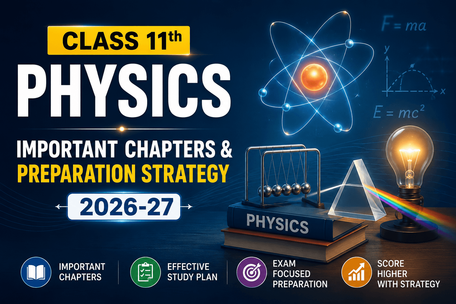 Class 11th Physics: Important Chapters & Preparation Strategy 2026-27