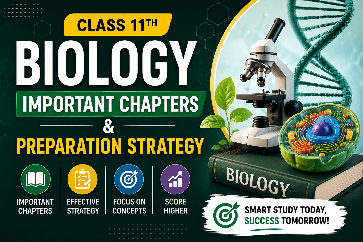 Class 11th Biology: Important Chapters & Preparation Strategy