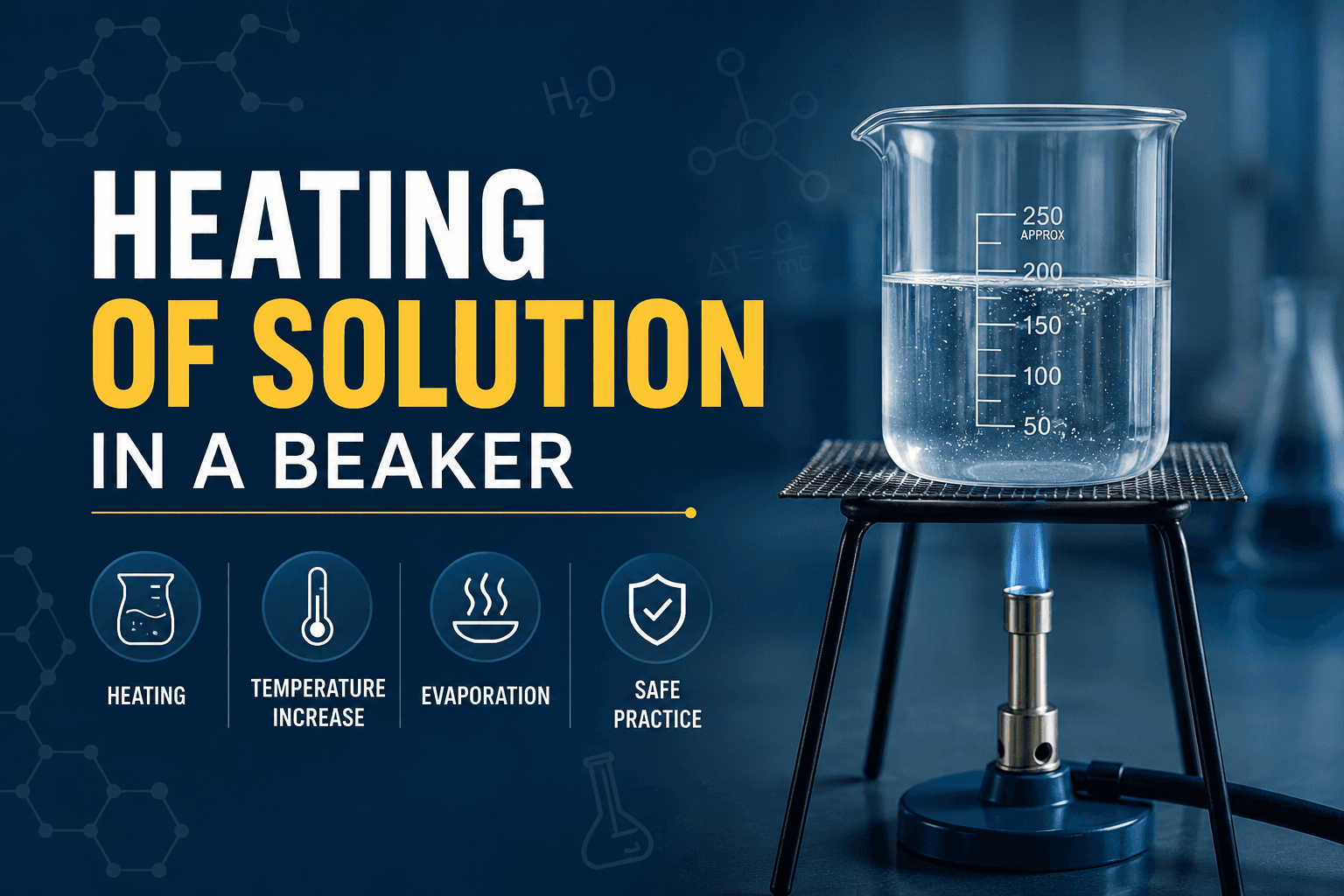 Heating of Solution in a Beaker